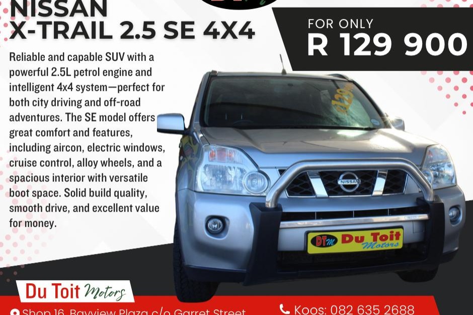 2010 Nissan X-Trail 2.5 SE 4x4